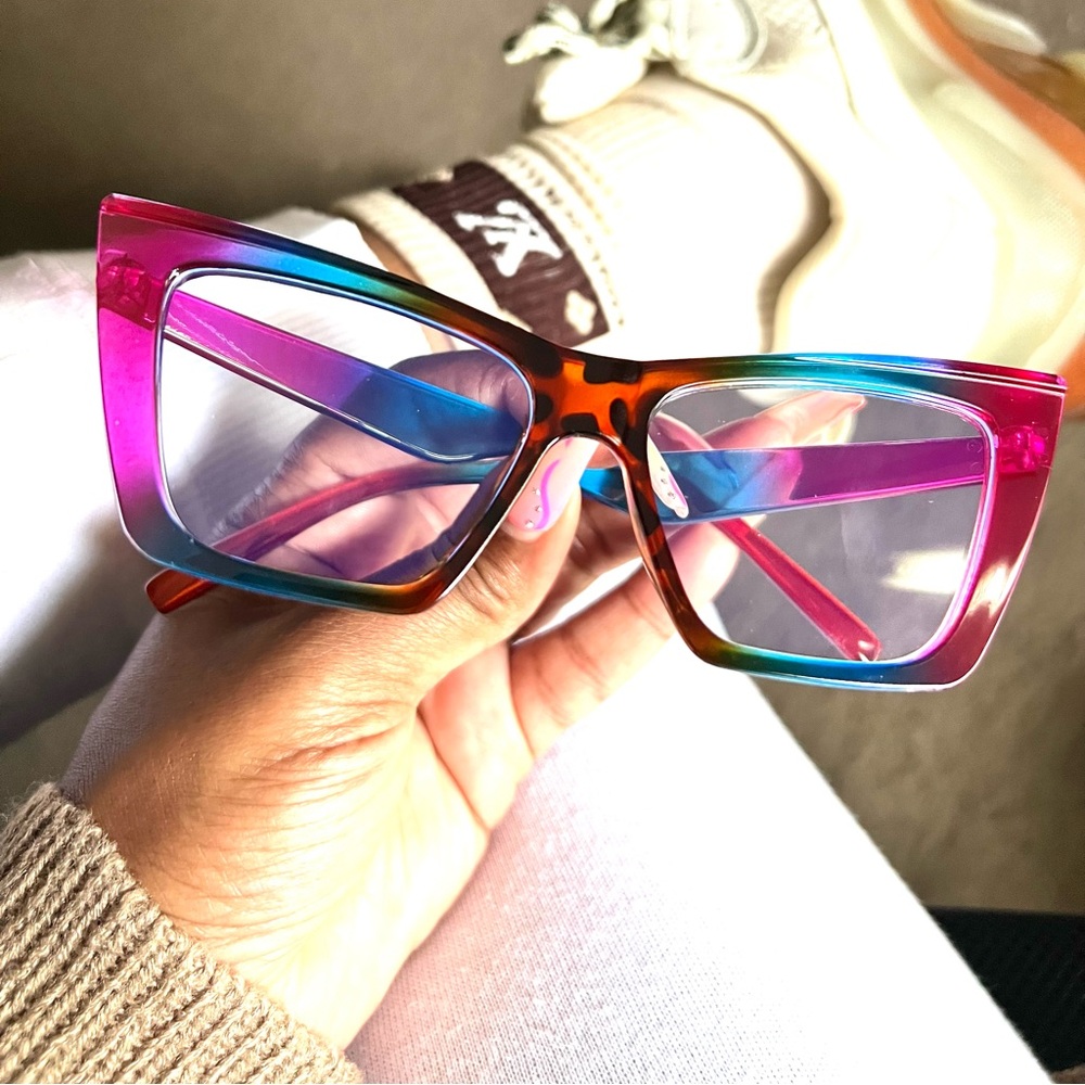 Colorful Oversized Women's Sunglasses